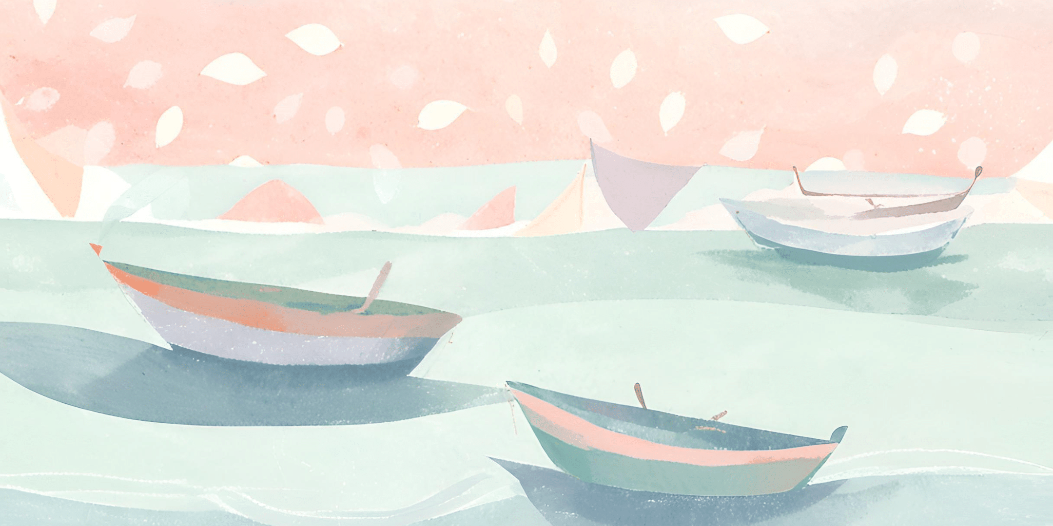 Aster Springs Featured Image - abstract painting boats on a sea