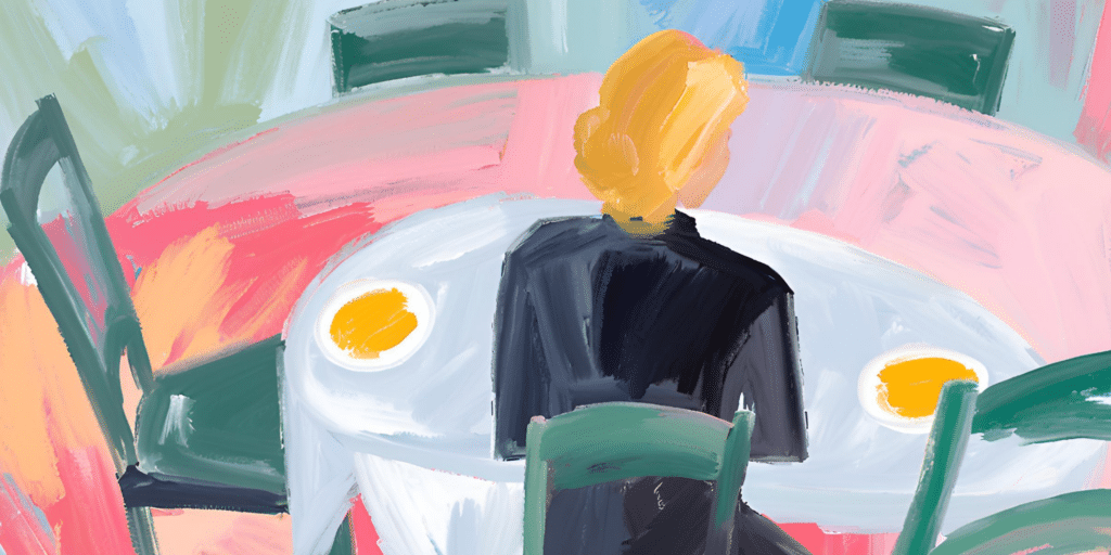 Aster Springs Featured Image - abstract painting of woman in pastel colors