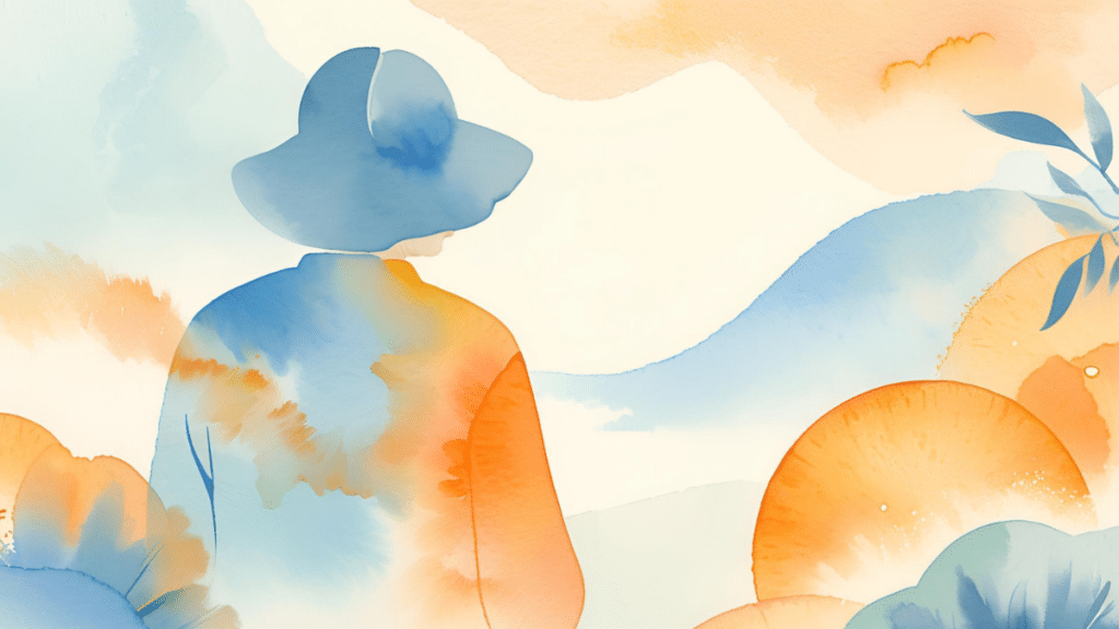 Aster Springs Featured Image - elderly woman looking at sunset