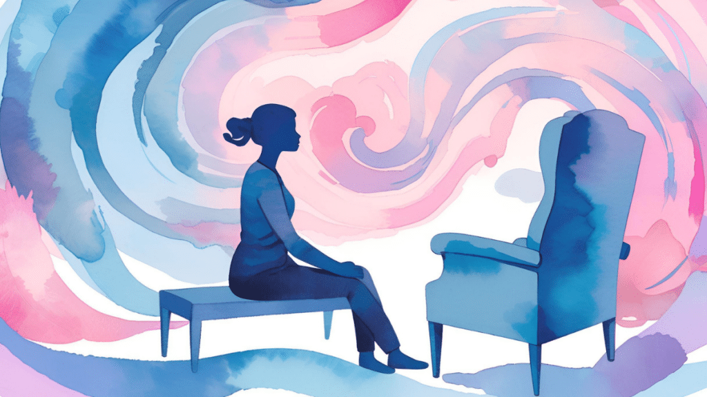 Aster Springs Featured Image - young woman in therapy