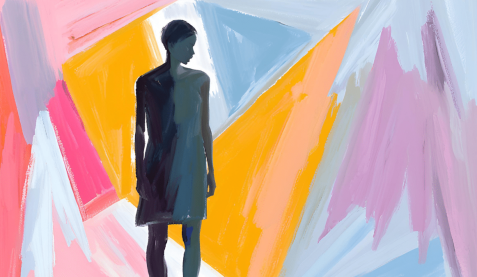 Aster Springs Featured Image - abstract drawing of young person with trauma