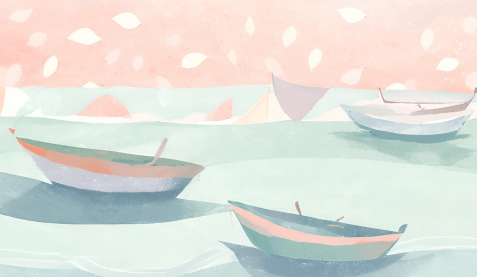 Aster Springs Featured Image – abstract painting boats on a sea Aster Springs Featured Image - abstract painting boats on a sea