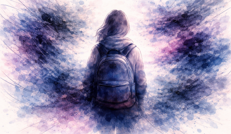 Aster Springs - blog featured image - watercolor of teenager staring into the distance